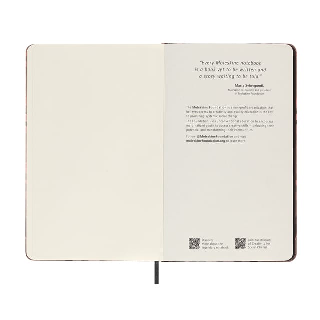 MOLESKINE(モレスキン)限定品 ノート さくら 津村耕佑 無地 ラージサイズ LESU06QP062
