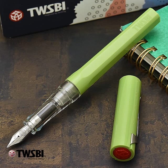 【名入れ可能】TWSBI（ツイスビー） 万年筆 SWIPE（スワイプ）ペアグリーン