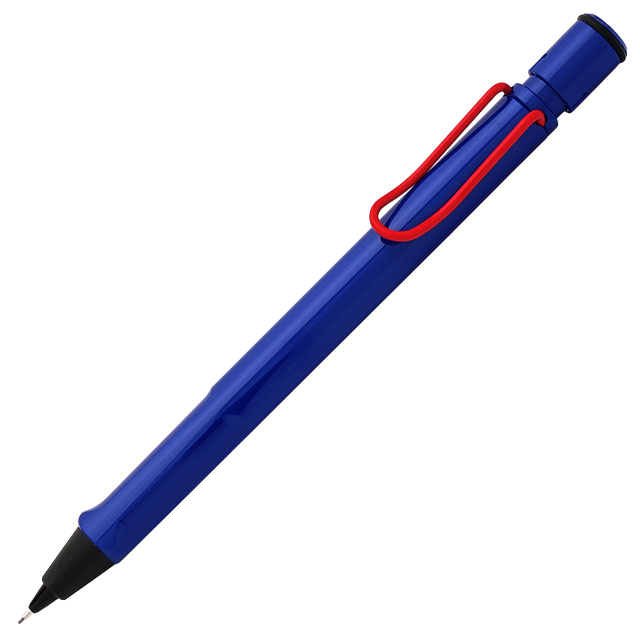 LAMY（ラミー） 限定品 ペンシル safari blue red clip（サファリ ブルーレッドクリップ） 0.5mm芯 L114R