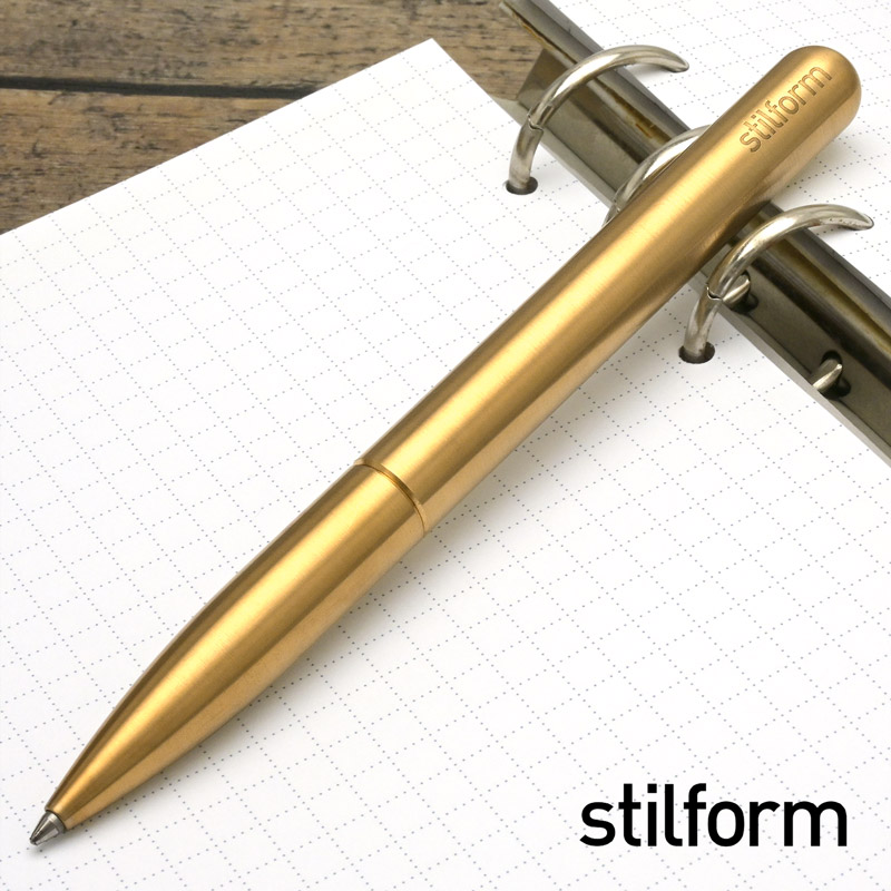 stilform（スティルフォーム）ボールペン Pen Gold Brass