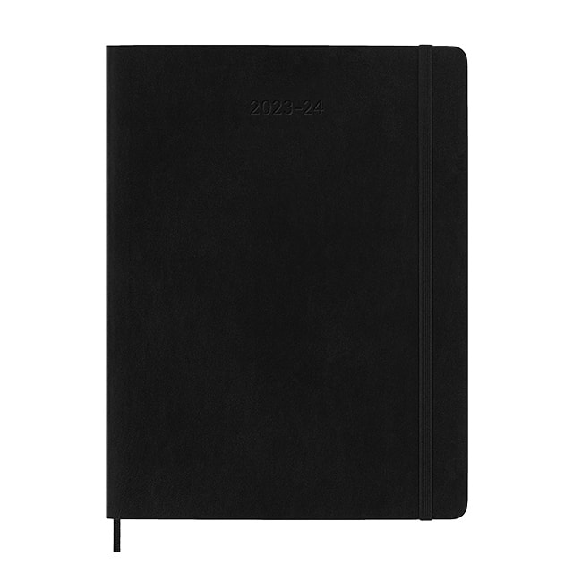 MOLESKINE（モレスキン）2023年7月はじまり ウィークリーダイアリー ハードカバー Ｘラージサイズ ブラック DHB18WN4Y24