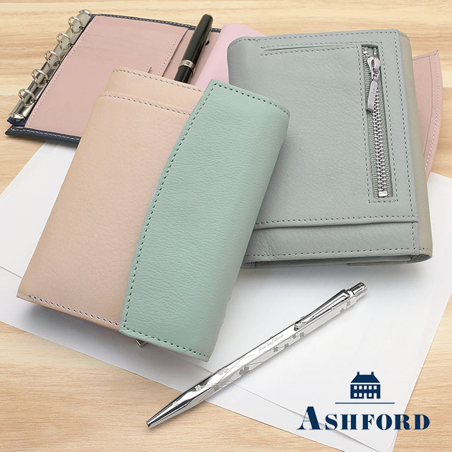 ASHFORD（アシュフォード）システム手帳 モダングレース ウォレットジャケット MICRO5