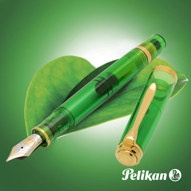 Pelikan（ペリカン）万年筆 特別生産品 スーベレーンM800 グリーンデモンストレーター