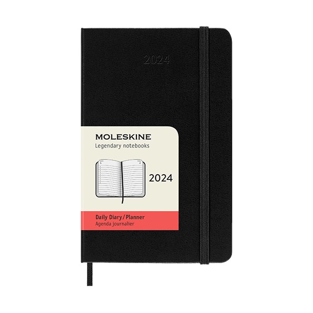 MOLESKINE（モレスキン）2024年1月はじまり デイリーダイアリー ハードカバー ポケットサイズ