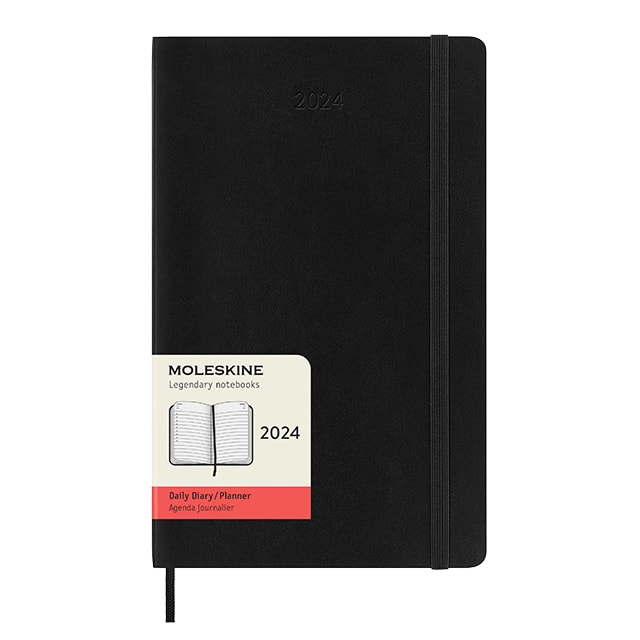 MOLESKINE(モレスキン)2024年1月はじまり デイリーダイアリー ソフトカバー ラージサイズ