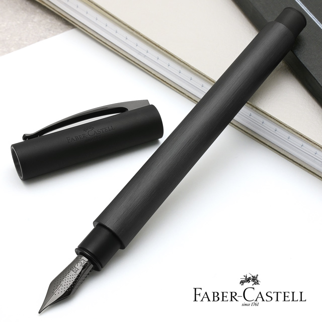 FABER CASTELL（ファーバーカステル）限定品 万年筆 アンビション オールブラック