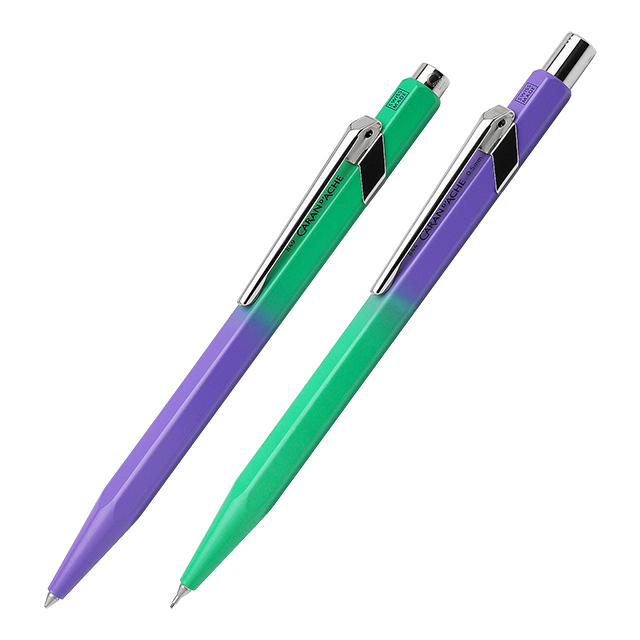 【名入れ一本分 無料】CARAN D'ACHE（カランダッシュ）限定品 ボールペン＆メカニカルペンシル 0.5mm 849 オーロラ ギフトセット 8490-703