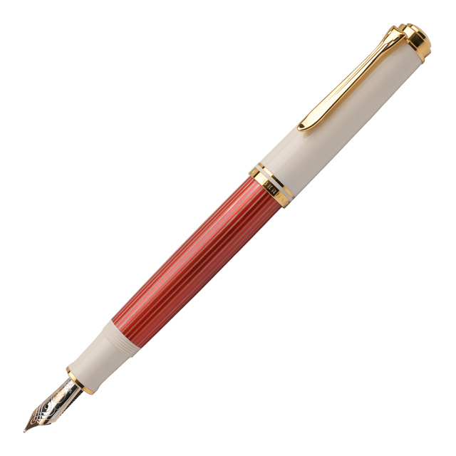 Pelikan（ペリカン）特別生産品 万年筆 スーベレーン M600 レッドホワイト