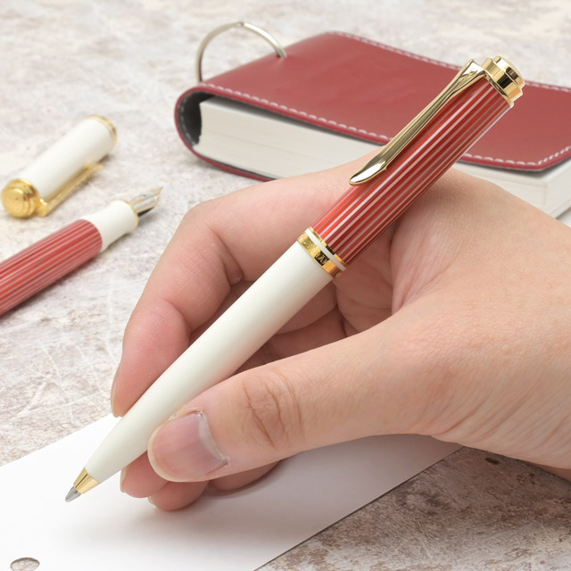 Pelikan（ペリカン）特別生産品 ボールペン スーベレーン K600 レッドホワイト