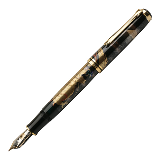 Pelikan（ペリカン）限定品 蒔絵万年筆 M1000 龍