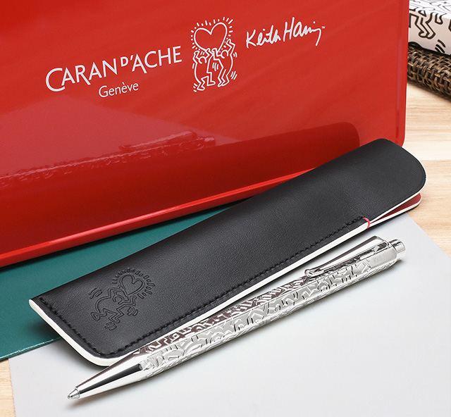 CARAN D'ACHE（カランダッシュ） 限定品 ボールペン エクリドール キース・へリング ギフトセット