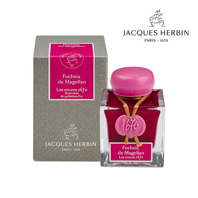 HERBIN(エルバン)ボトルインク アニバーサリーインク 1670 フューシャ マゼラン HBJ15063