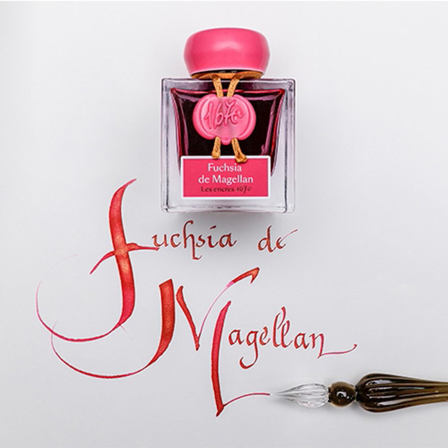 HERBIN(エルバン)ボトルインク アニバーサリーインク 1670 フューシャ マゼラン HBJ15063