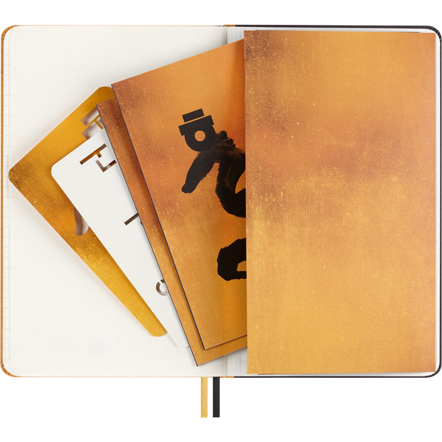 MOLESKINE（モレスキン）限定品 ノート YEAR OF THE DRAGON アン・サンス ラージサイズ 横罫 LECNYDRAGONQP060AS