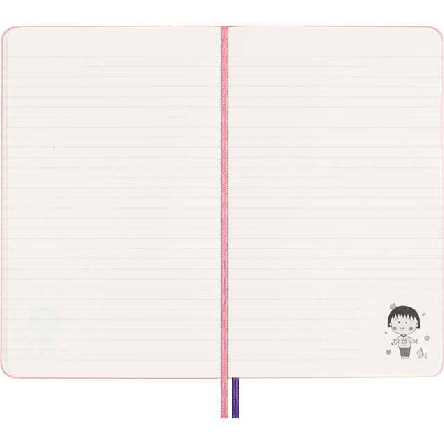 MOLESKINE（モレスキン）限定品 ノート さくらコレクション さくらももこ ラージサイズ 横罫 LESU07QP060NB