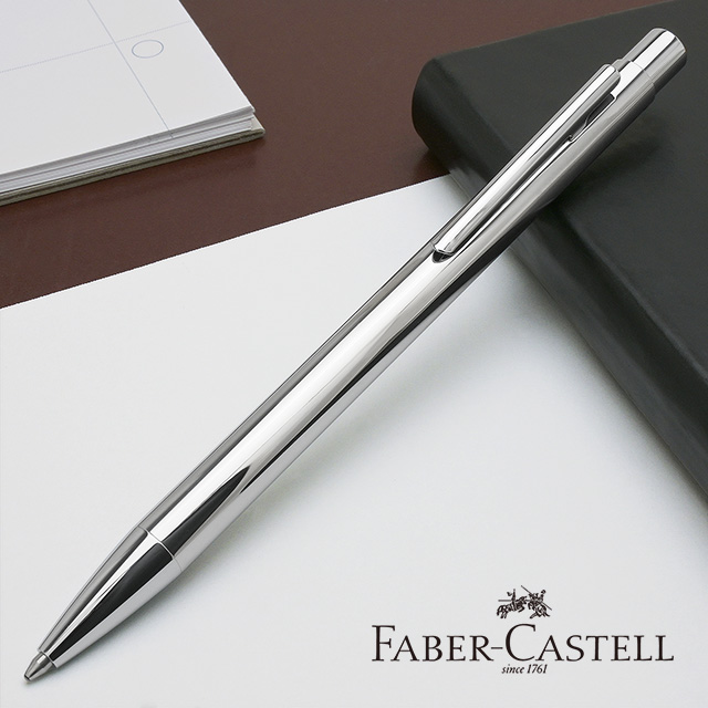 FABER-CASTELL（ファーバーカステル）ボールペン ネオスリム シャイニーシルバー 342020