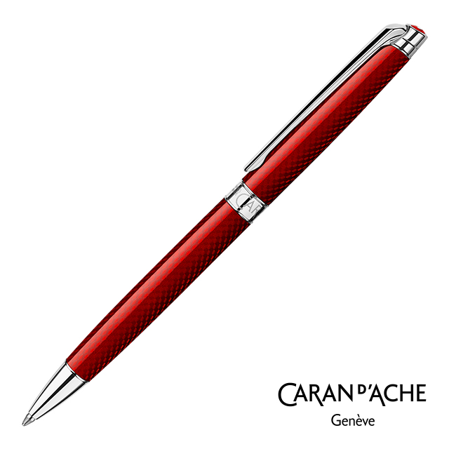 CARAN D'ACHE（カランダッシュ）ボールペン レマン スリム コレクション ルージュカーマイン 4781-580