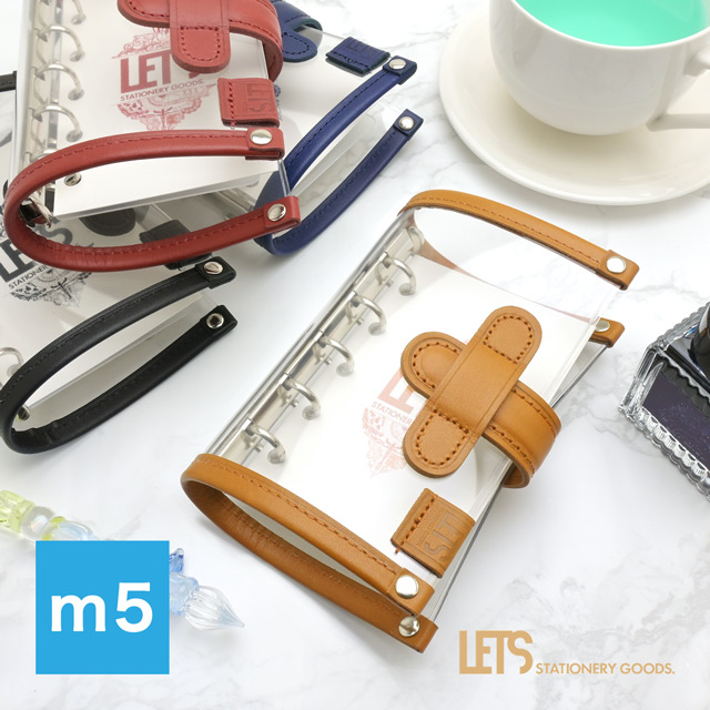 LETS STATIONERY GOODS（レッツステーショナリーグッズ）LETSクリアシステム手帳 M5