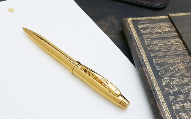 SHEAFFER（シェーファー）ボールペン Sheaffer100シリーズ ゴールドPVD E2937251