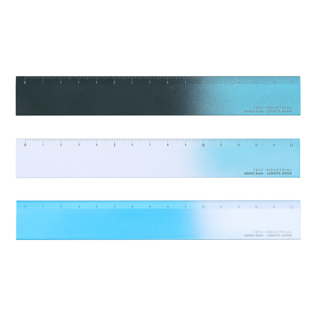 Luddite（ラダイト）定規 THIS INDUSTRIAL A6063 Ruler 15cm
