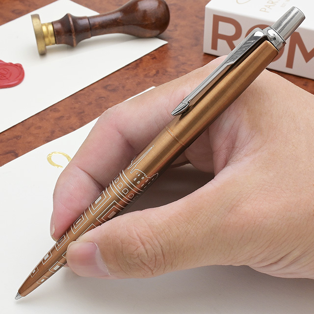 PARKER（パーカー）ボールペン ジョッター スペシャルエディション GLOBAL ICONS ローマ ブロンズCT