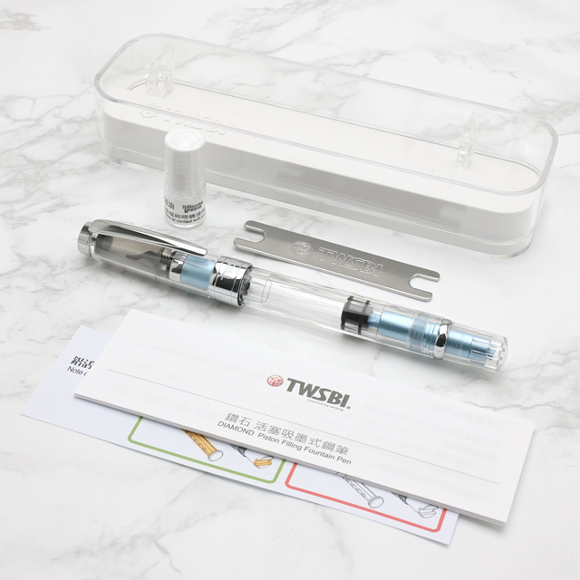 TWSBI（ツイスビー） 万年筆 ダイヤモンド580 AL アイスバーグ