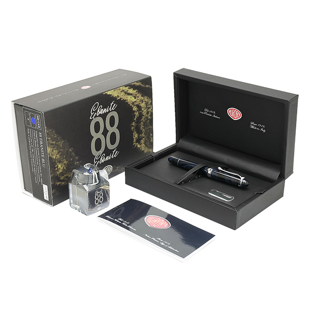 セット AURORA（アウロラ）限定品 万年筆 88 エバニテ・ブルー
