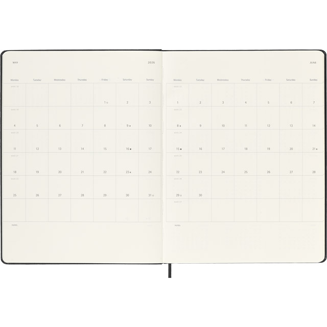 2026年1月はじまり MOLESKINE モレスキン ウィークリーダイアリー