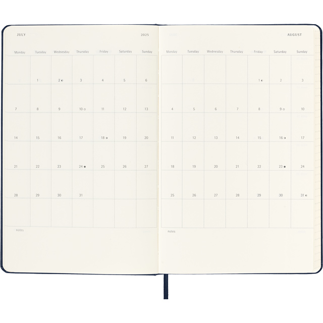 MOLESKINE（モレスキン）2025年1月はじまり バーチカルウィークリーダイアリー  ハードカバー ポケットサイズ DHB12WV2Y25