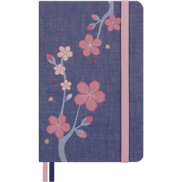 MOLESKINE（モレスキン）2025年さくら限定版コレクション ノート 横罫 ポケットサイズ ボックス付き LESU08MM710BOX