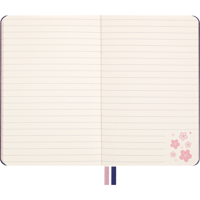 MOLESKINE（モレスキン）2025年さくら限定版コレクション ノート 横罫 ポケットサイズ ボックス付き LESU08MM710BOX