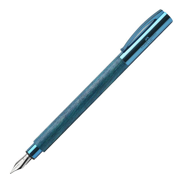 FABER-CASTELL（ファーバーカステル） 限定品 万年筆 アンビション ブルーウッド