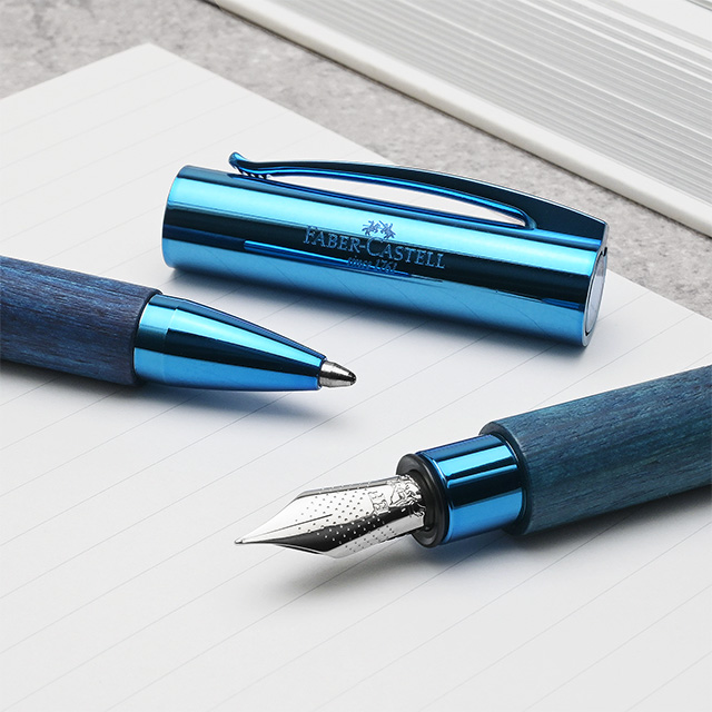 商品詳細　FABER-CASTELL（ファーバーカステル） 限定品 ボールペン アンビション ブルーウッド