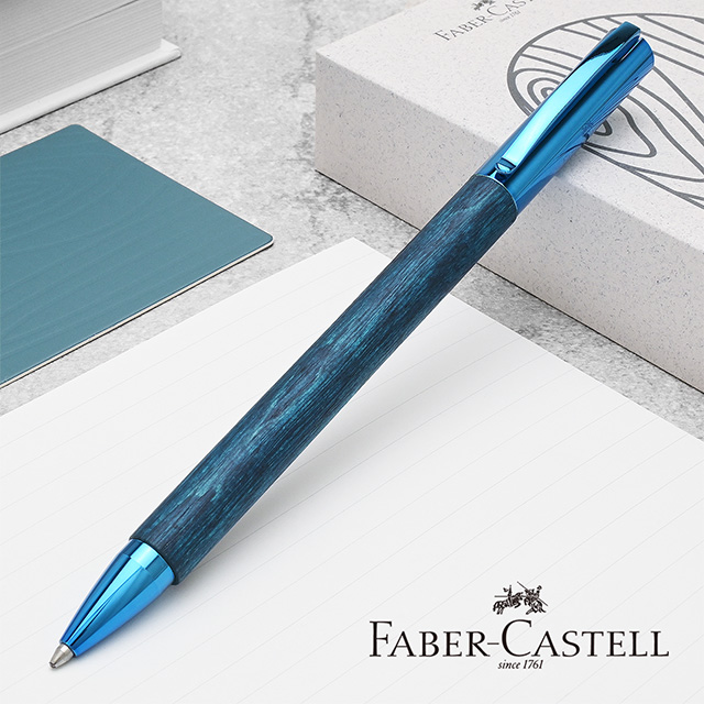 FABER-CASTELL（ファーバーカステル） 限定品 ボールペン アンビション ブルーウッド 148035