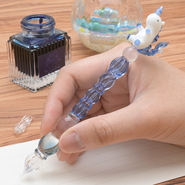 paraglass（パラグラス） ガラスペン animal glass pen ユニコーン