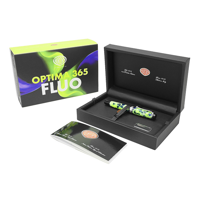 AURORA（アウロラ） 限定品 万年筆 オプティマ 365 FLUO（フルオ