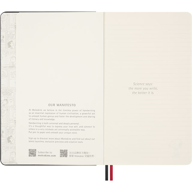 ノート モレスキン ラージサイズ 限定版 ピーナッツ MOLESKINE ハード