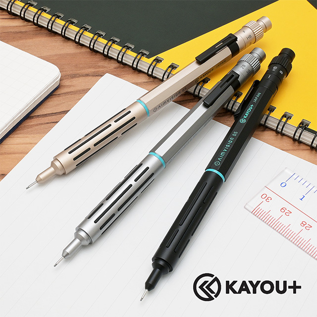 【数量限定】KAYOU+ AIMVISION 0.5 シャープペンシル本体 KAYOU+（カーユプラス） 製図用シャープペンシル AIMVISION PRO