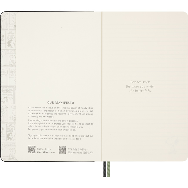 ノート モレスキン ラージサイズ 限定版 ピーナッツ MOLESKINE ハード