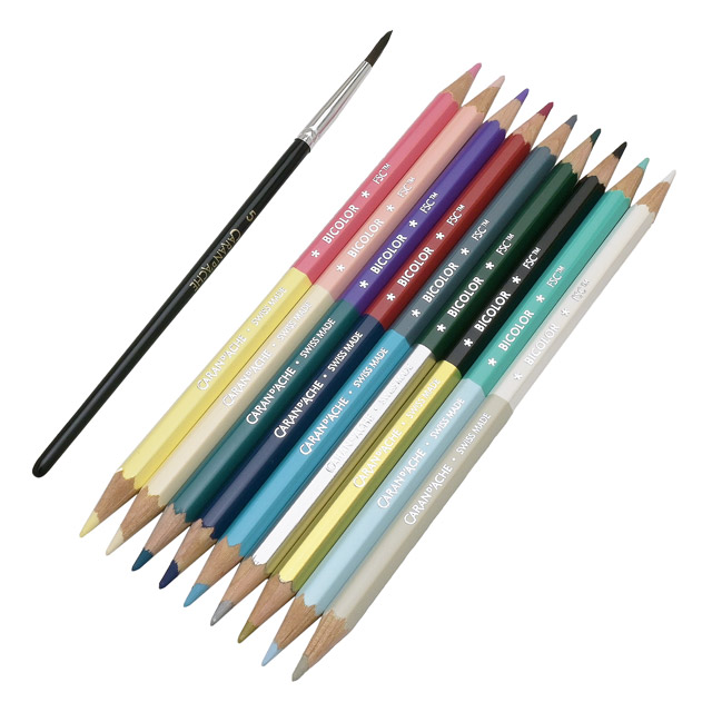 CARAN D'ACHE（カランダッシュ） 限定品 色鉛筆 アルパインフロスト