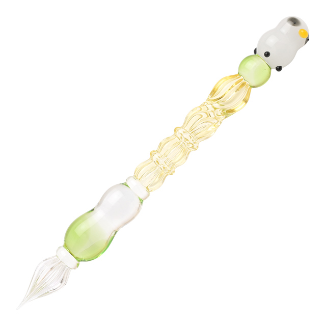 Paraglass ガラスペン シマエナガ 即日出荷OK】paraglass パラグラス ガラスペン animal glass pen