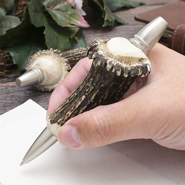鹿の角 職人手作り 迫力満点のボールペン。 | ペンハウス