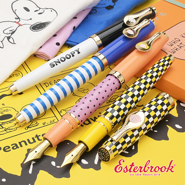 エスターブルック 万年筆 ピーナッツ75thシリーズ | ペンハウス