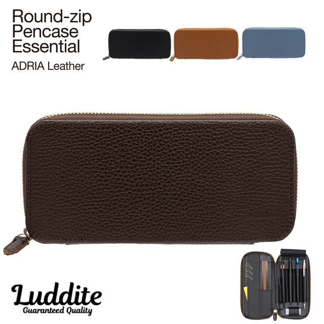 Luddite ラダイト ラウンドジップペンケース エッセンシャル ADRIA