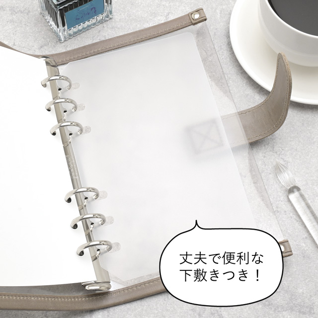 LETS STATIONERY GOODS LETSクリアシステム手帳 バイブル mostro