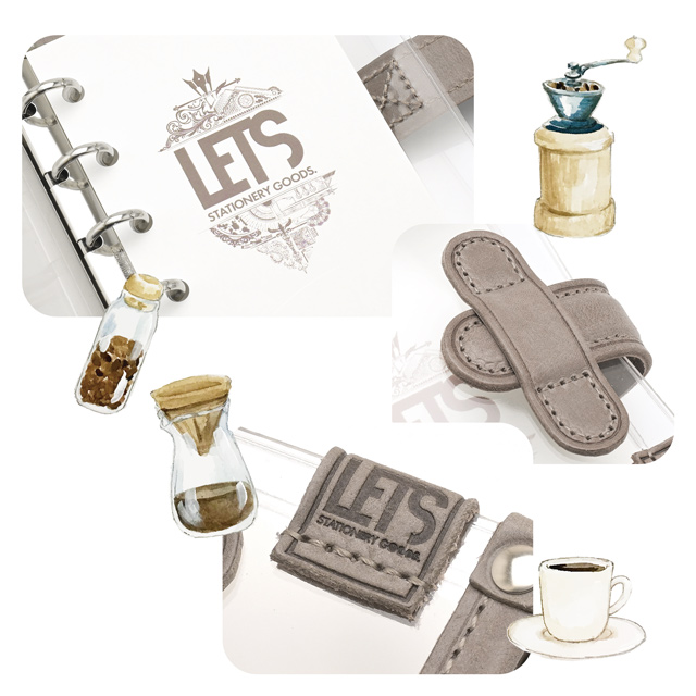 LETS STATIONERY GOODS LETSクリアシステム手帳 mini6 mostro