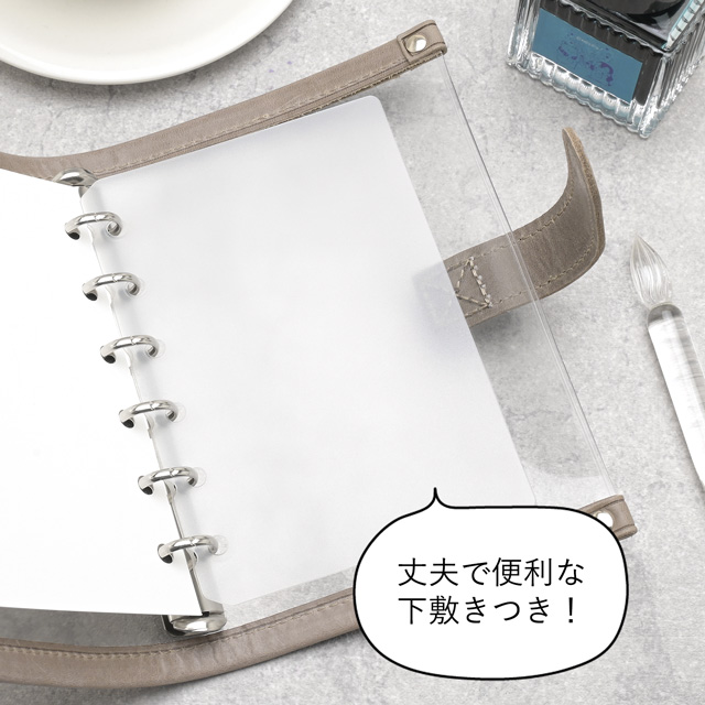 LETS STATIONERY GOODS LETSクリアシステム手帳 mini6 mostro