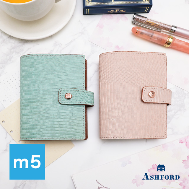 アシュフォード システム手帳 ネオフィナード ローズゴールド MICRO5