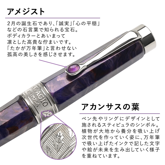 Stipula（スティピュラ） 日本限定 万年筆 アダージョ・フィオレン