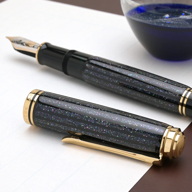 Pelikan（ペリカン）限定品 螺鈿万年筆 M1000 星屑 Stardust | ペンハウス